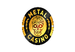 Metal casino logo