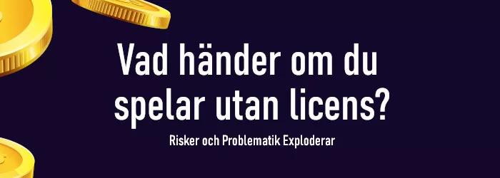 SPela utan licens risker