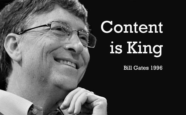 Content is king!