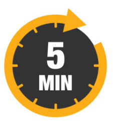 Uttag på 5 minuter