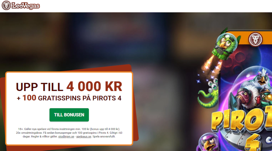 LeoVegas bonus