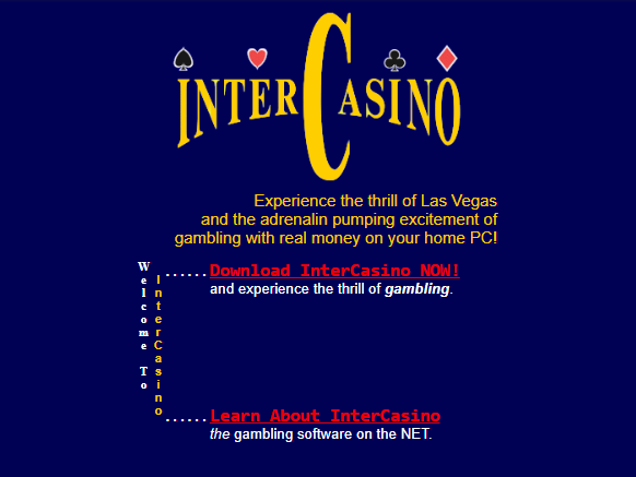 Världens första online casino