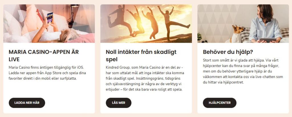 Maria casino transparent bolag