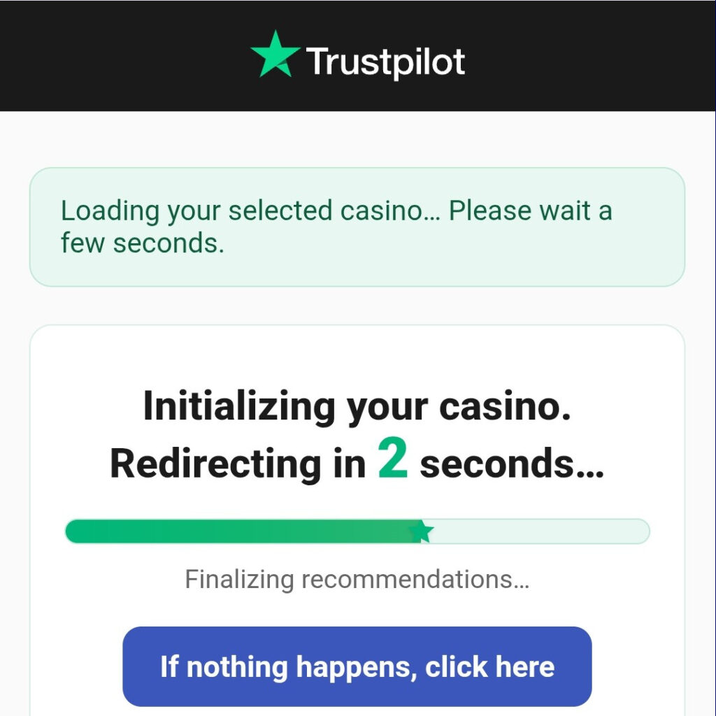Trustpilot redirektar till casinon utan licens