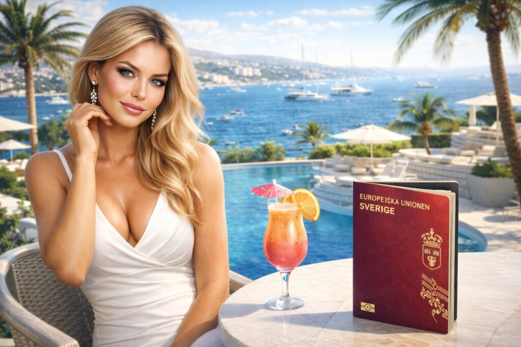 Kvinna flyttar från Sverige