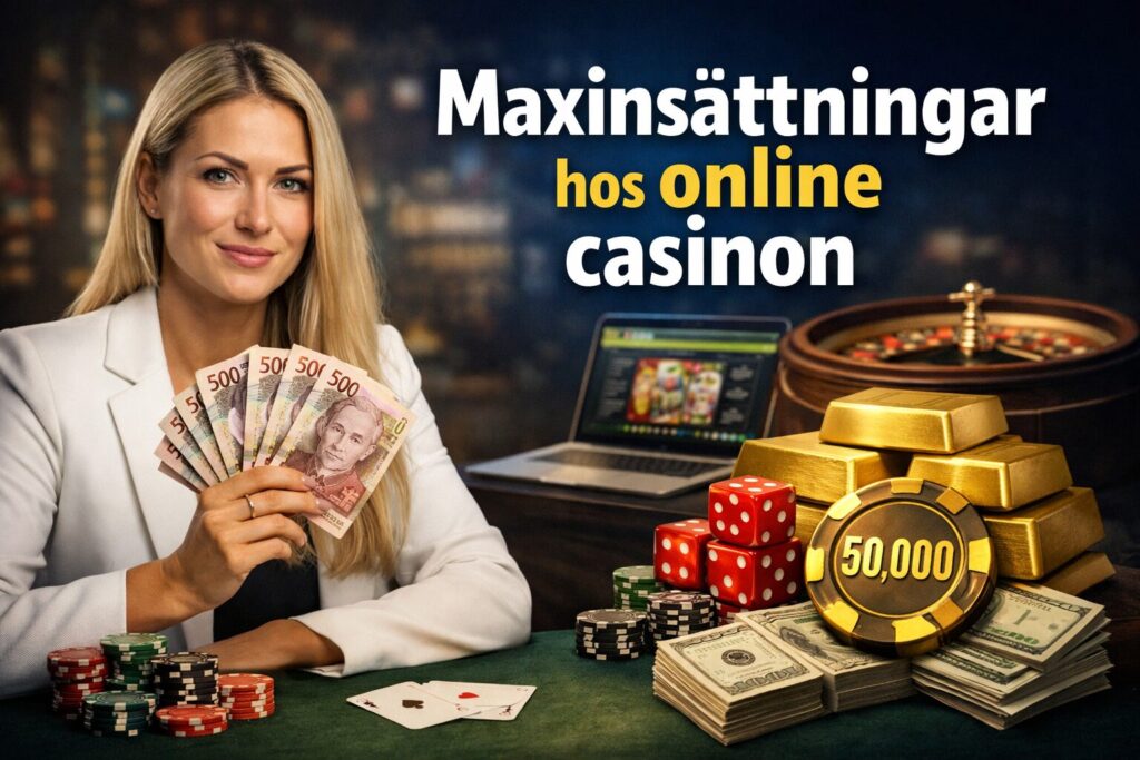 Maxinsättningar på casino – hur mycket får man sätta in?