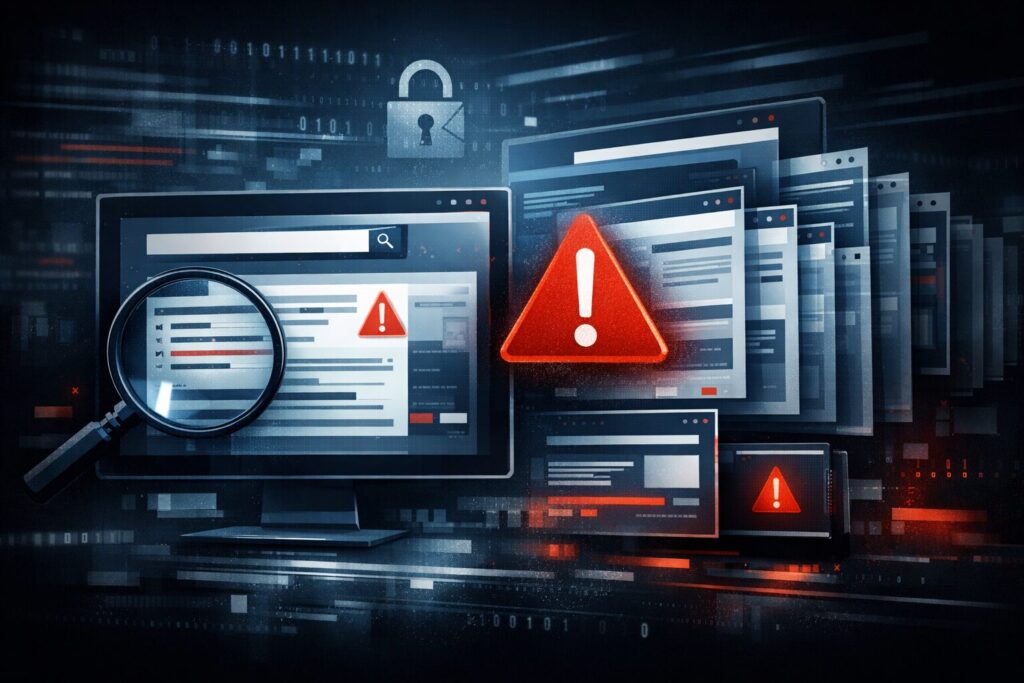 Analys av falska casinon i Google search