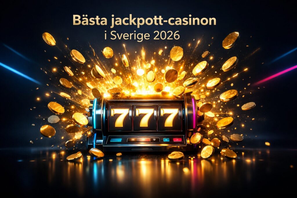 Bäst jackpott-casinon i Sverige 2026