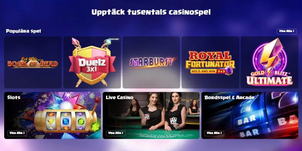 Duelz casino spel