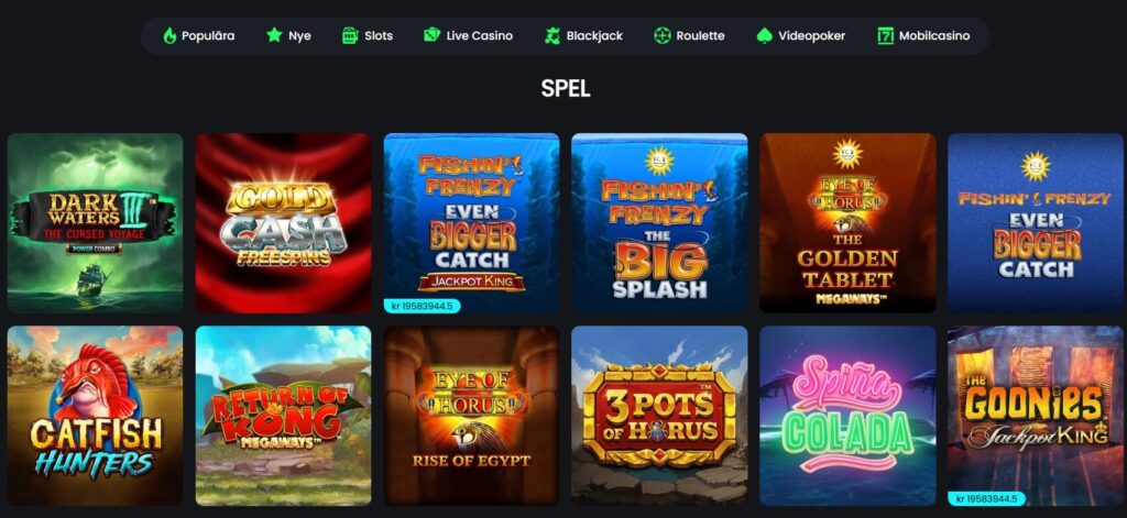 Casinospel hos Swift casino