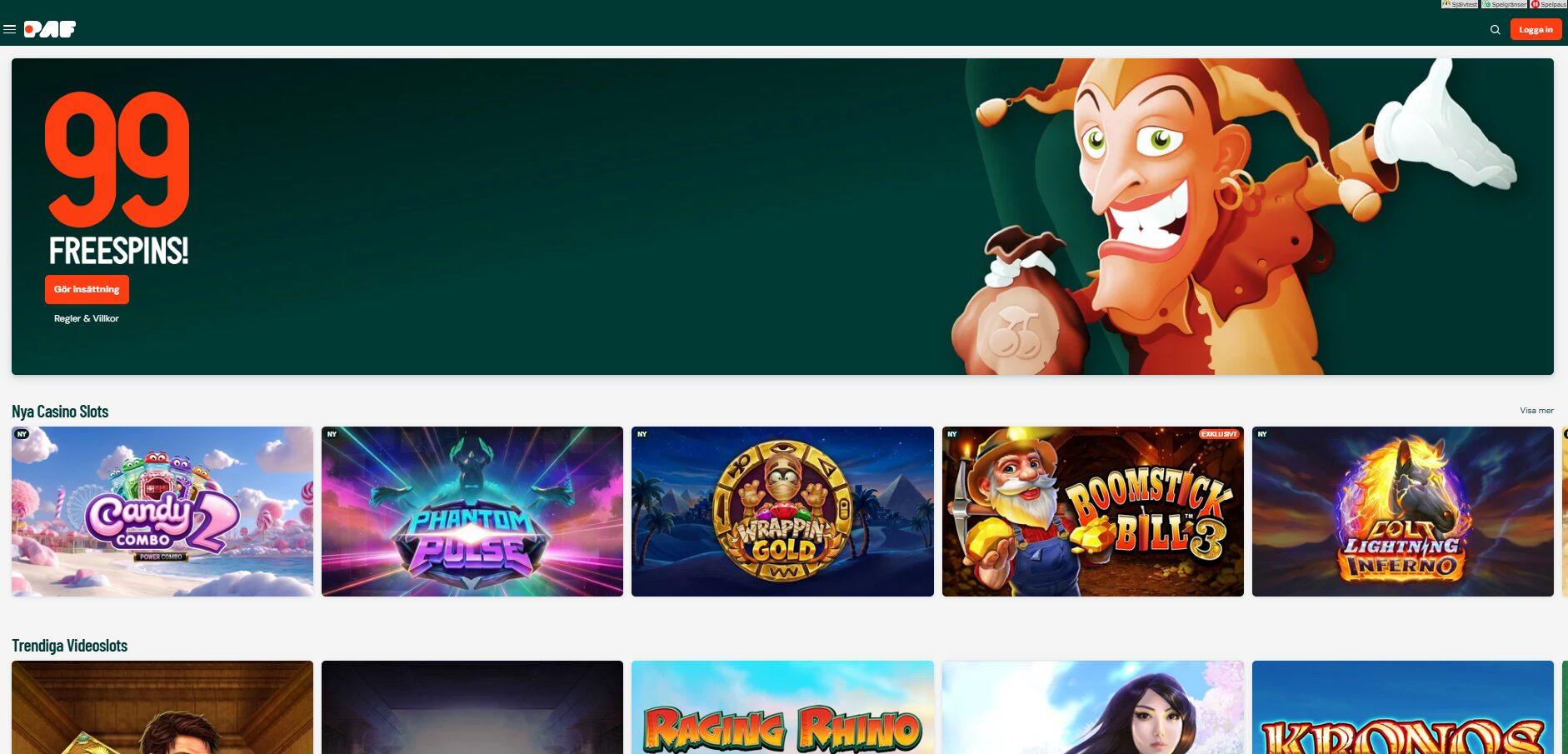 Paf casino